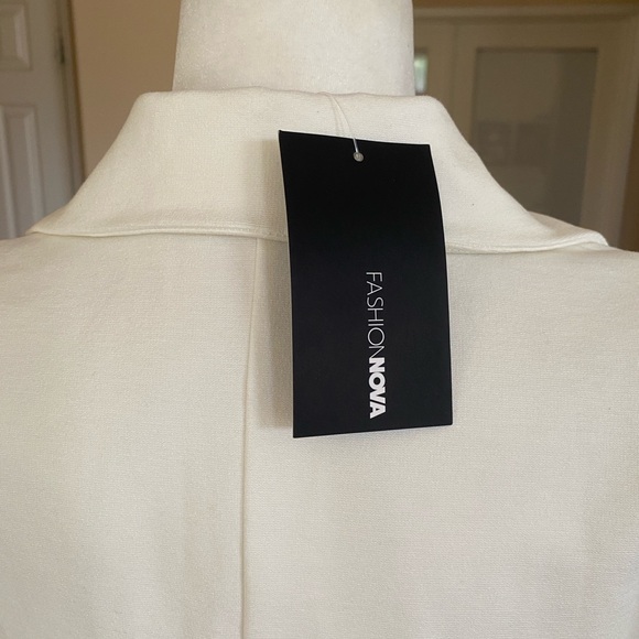 Fashion Nova Ivory Mini Blazer Dress - Picture 6 of 8